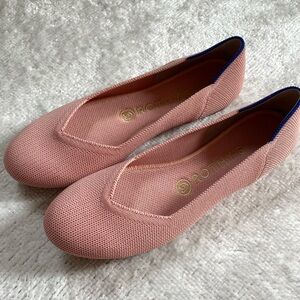Rose Rothy's Rothys Retired Sakura Pink The Flat Round Toe Dusty Petal Size 7.5